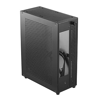 JOYJOM Mini ITX NAS Case, NAS Network Storage Server Chassis